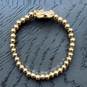 Copper bracelet with pixiu 5mm